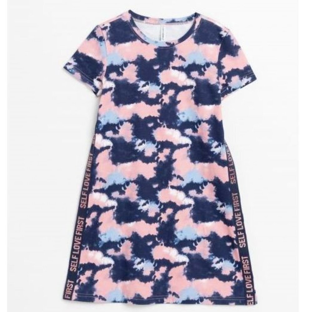 Coccodrillo tie-dye dress with lateral band